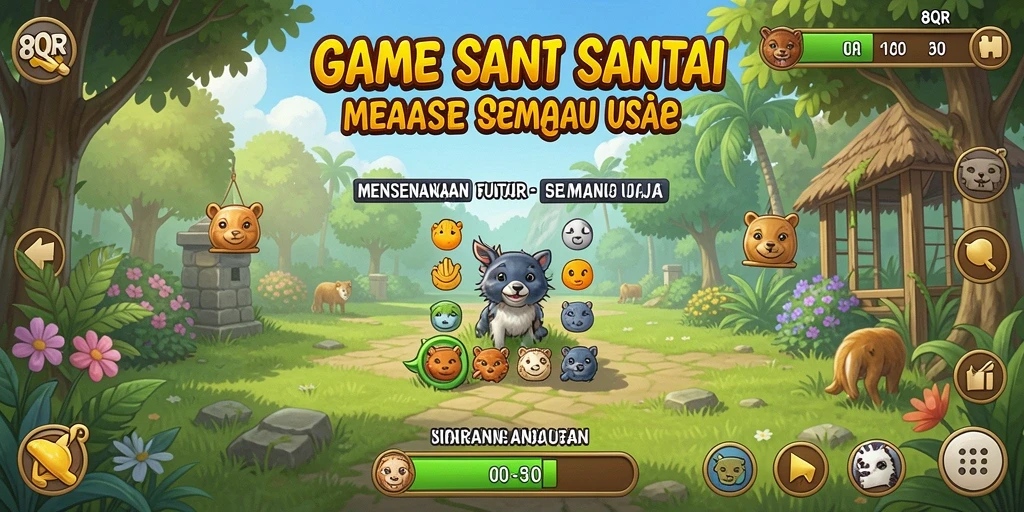 Tampilan gameplay seru dan menarik dari 8QR.