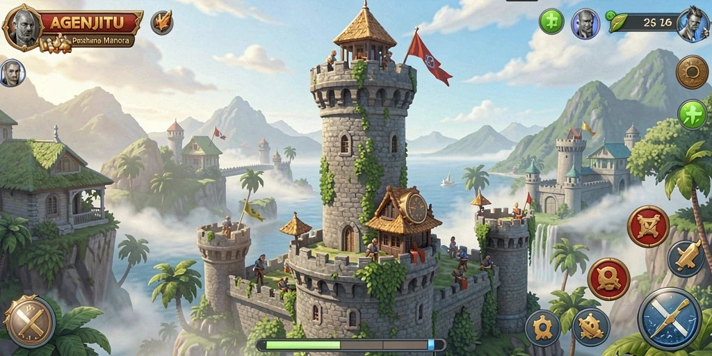 Tampilan gameplay AGENJITU yang seru dan menegangkan.