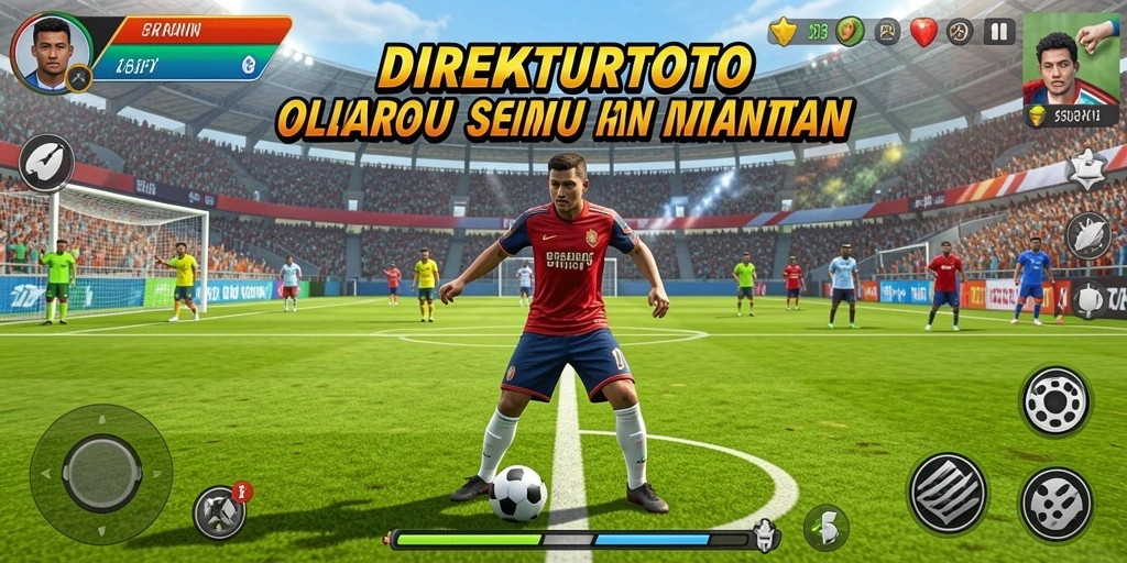 Screenshot gameplay DIREKTURTOTO yang menampilkan aksi olahraga seru.