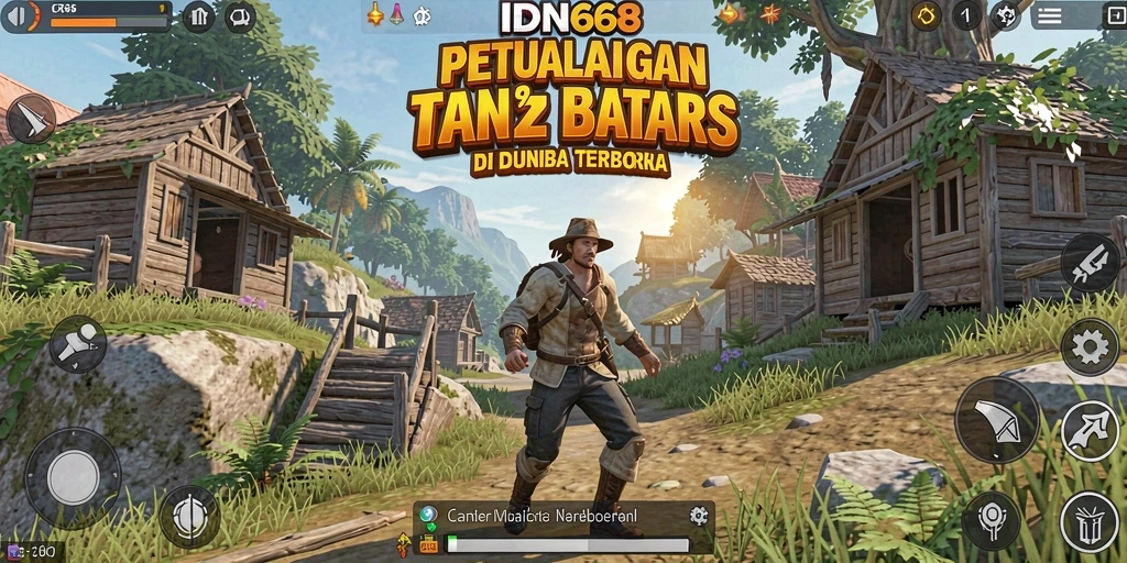 Screenshot gameplay menampilkan petualangan di dunia Open World.