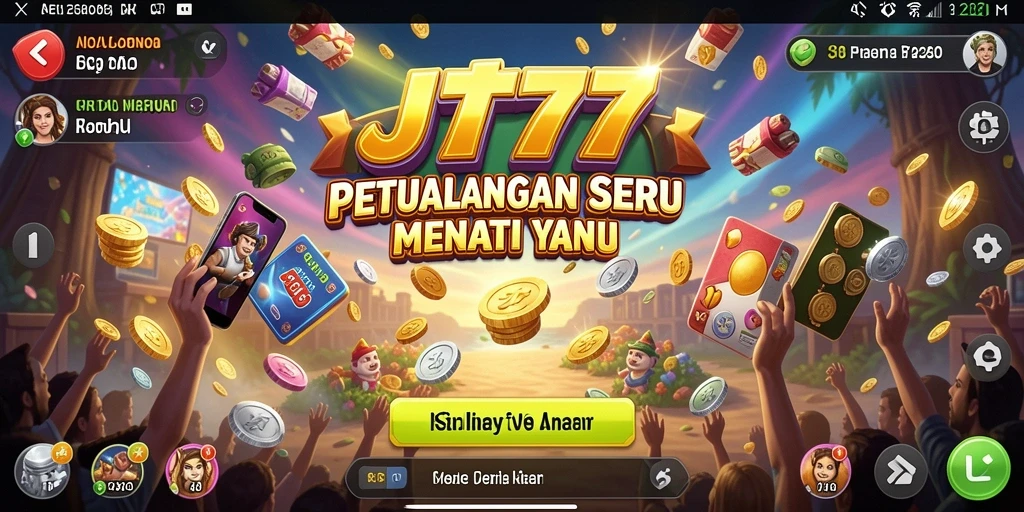 Tangkapan layar JT777 menampilkan gameplay petualangan yang mendebarkan.