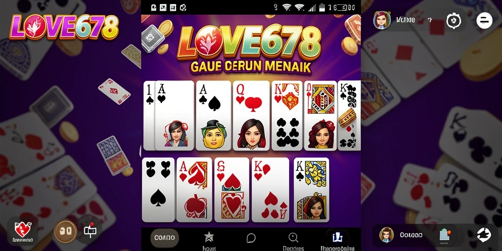 Tampilan gameplay seru dari game Domino LOVE678.