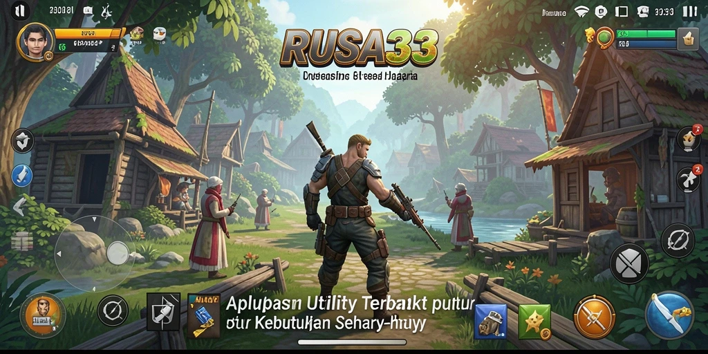Screenshot utama RUSA33 menampilkan antarmuka pengguna yang intuitif dan fitur pengingat.